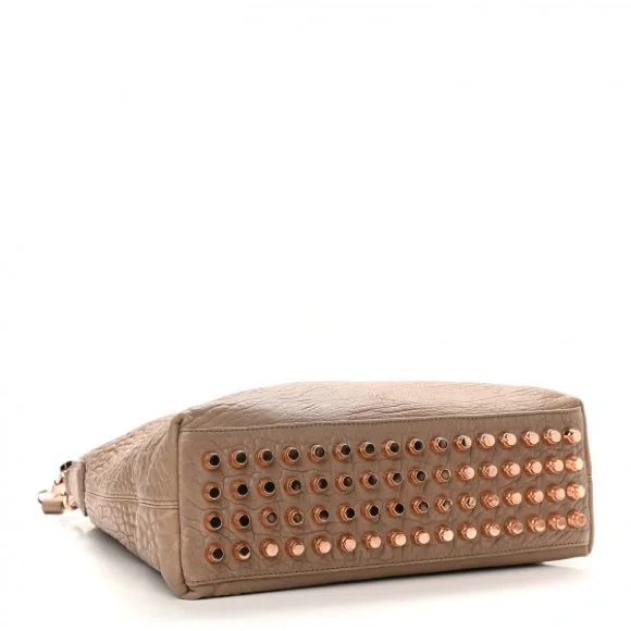 Pebbled Lambskin Darcy Hobo Tan Rose Gold Hardware - Picture 4 of 14